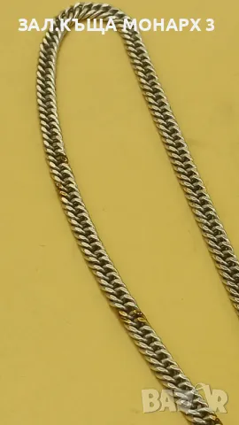 Сребърен ланец, снимка 3 - Колиета, медальони, синджири - 50148002