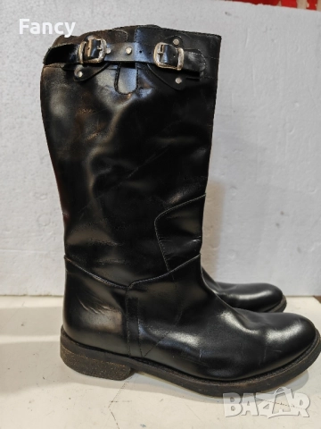 Мъжки кожени ботуши Diesel 44 номер, снимка 2 - Мъжки ботуши - 52244911
