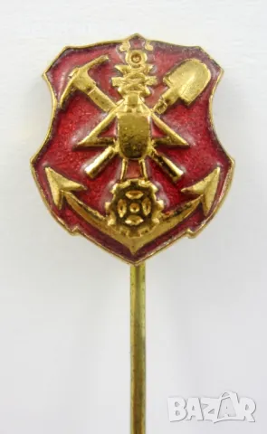 Царство България-Царска значка-Трудови войски-Оригинал-Емайл, снимка 3 - Колекции - 49871469