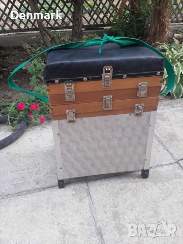 Рибарски стол алуминев/дървен