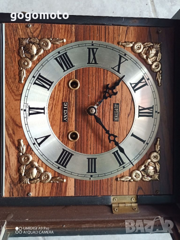 Стар винтидж античен стенен часовник, снимка 4 - Антикварни и старинни предмети - 36206088