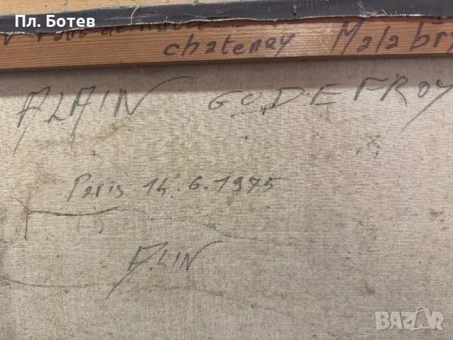 Стара маслена картина, снимка 5 - Картини - 48281910