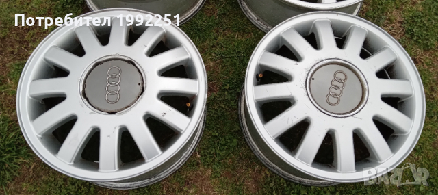 4бр. ляти джанти 6J15 ET38 5x100мм. Свалени са от Audi A3. Внос от Германия. Цената е за комплекта., снимка 12 - Гуми и джанти - 36300976