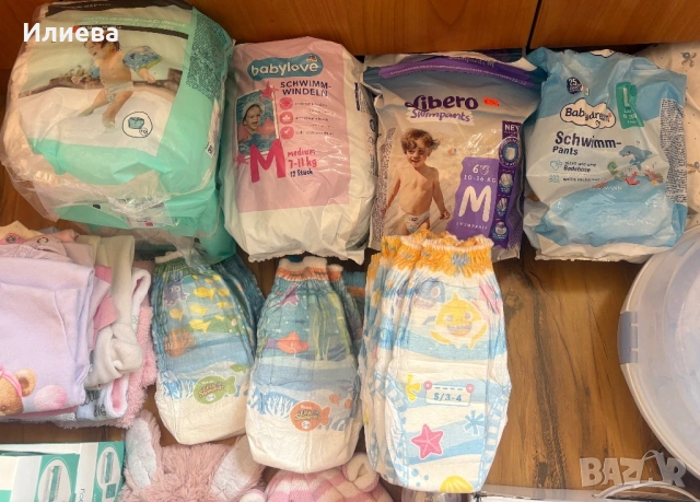 Памперси pampers molfix и за плуване