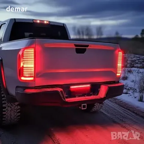 Трета стоп светлина 24 V с червени LED диоди за автомобили, снимка 3 - Части - 55777212