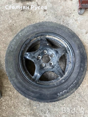 1 патерица / резервна джанта за mercedes w220 S class 5 x 112 / 16 цола с гума 225 60 16 -цена 60лв 