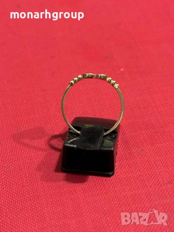 Златен пръстен, снимка 3 - Пръстени - 53852373