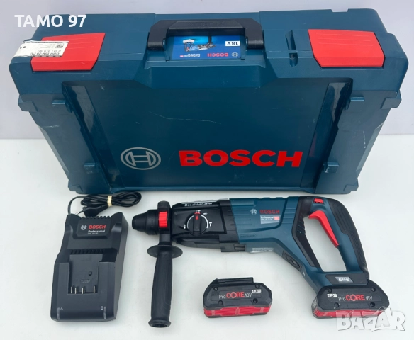 BOSCH GBH 18V-28 DC - Безчетков мощен перфоратор 18V 3.4J като нов!, снимка 1