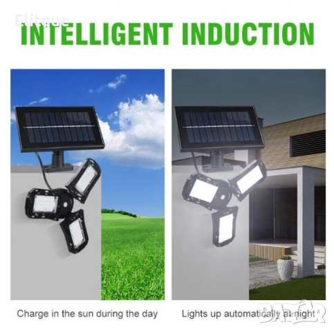 Слънчева соларна LED лампа за къмпинг и домакинство, снимка 6 - Лед осветление - 52832734