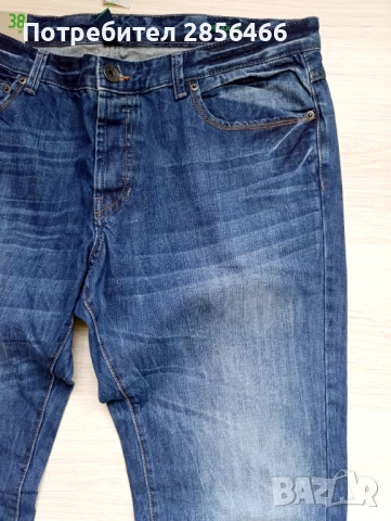 Мъжки дънки United Colors off Benetton размер 38, снимка 3 - Дънки - 51955050