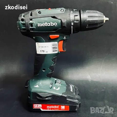 Винтоверт METABO BS 18, снимка 2 - Винтоверти - 48663635