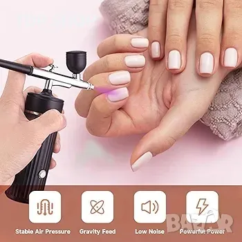Комплект Airbrush Акумулаторен безжичен компресор Airbrush