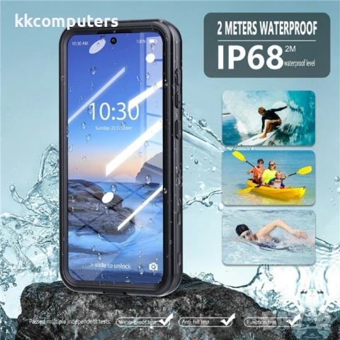 Samsung Galaxy A36 5G REDPEPPER Водоустойчив / Удароустойчив Калъф + Скрийн Протектор – Черен, IP68, снимка 2 - Калъфи, кейсове - 50734039