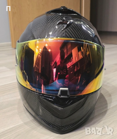 Каска Scorpion Exo 1400 Carbon air L размер, снимка 2 - Аксесоари и консумативи - 53292751