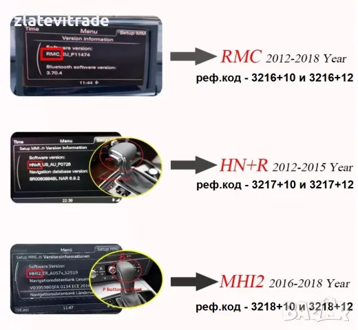 AUDI A6L 2012/2018 RMC 10.25" - андроид навигация,  3216+10/+12, снимка 3 - Навигация за кола - 48599961