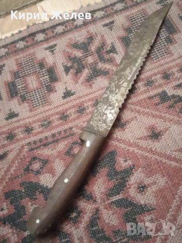 Голям стар нож 54278, снимка 2 - Антикварни и старинни предмети - 53637867