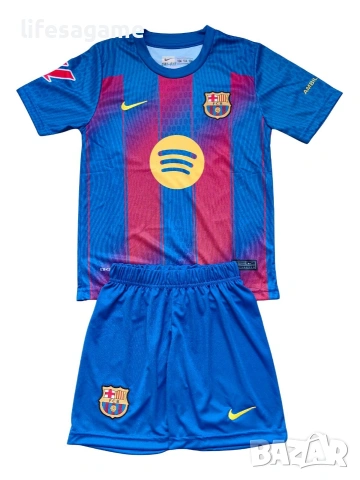 Детски футболен екип Барселона Ямал тениска Barcelona Yamal комплект Barca, снимка 2 - Детски комплекти - 52929477