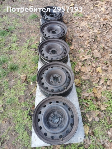 Железни/стоманени джанти за Пежо 15 4х108, снимка 2 - Гуми и джанти - 53066856