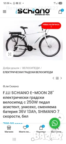Електрическо колело, снимка 2 - Велосипеди - 56046987