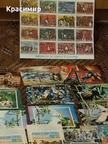 Пощенски марки Екваториална Гвинея 1972 ., снимка 2 - Филателия - 51527482