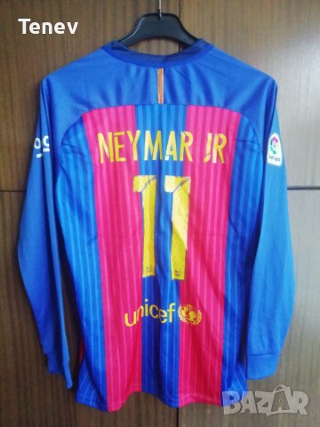 Barcelona Neymar Jr Nike оригинална тениска фланелка блуза Неймар Барселона дълъг ръкав XL