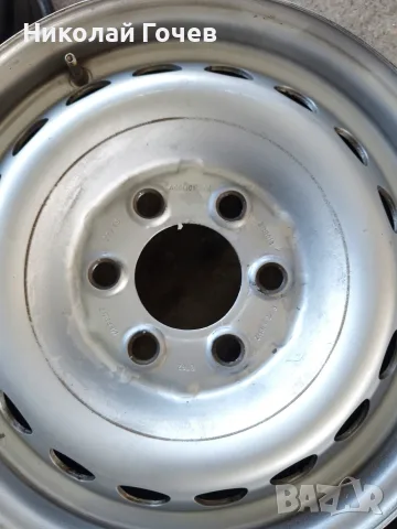Комплект 4 бр. стоманени джанти 16" за Mercedes Sprinter / VW Crafter (6 1/2Jx16H2 ET62), снимка 5 - Гуми и джанти - 56211812
