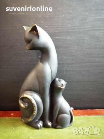 Декоративна статуетка котки , снимка 3 - Статуетки - 36220722
