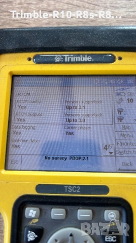 GNSS приемник Trimble R8-3 + TSC2 с trimble access, снимка 6 - Други инструменти - 53809371
