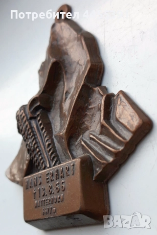 Медалът за алпинисти за покоряването на Матерхорн. Швейцария, снимка 4 - Други ценни предмети - 51725071