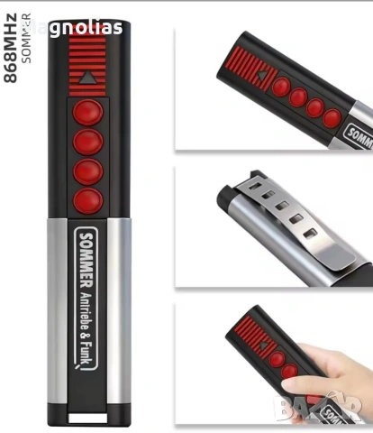  SOMMER 868 MHz дистанционно управление за гаражна врата 4020 TX03-868-4 4020V000, снимка 3 - Друга електроника - 53306111