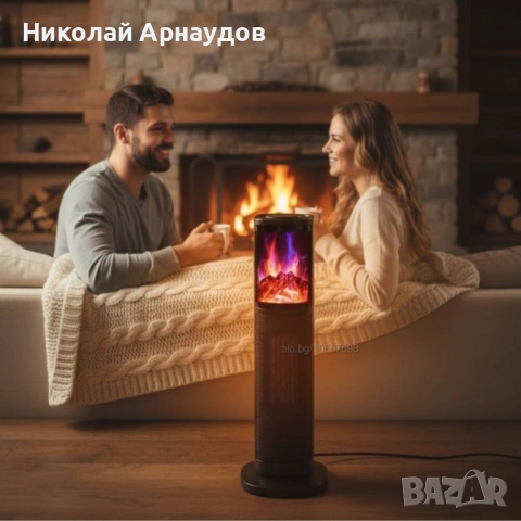 Вентилаторна PTC керамична печка Rosberg R51970IF, 2000W, 2 степени, Защита 55R51970IF, снимка 2 - Отоплителни печки - 52388055