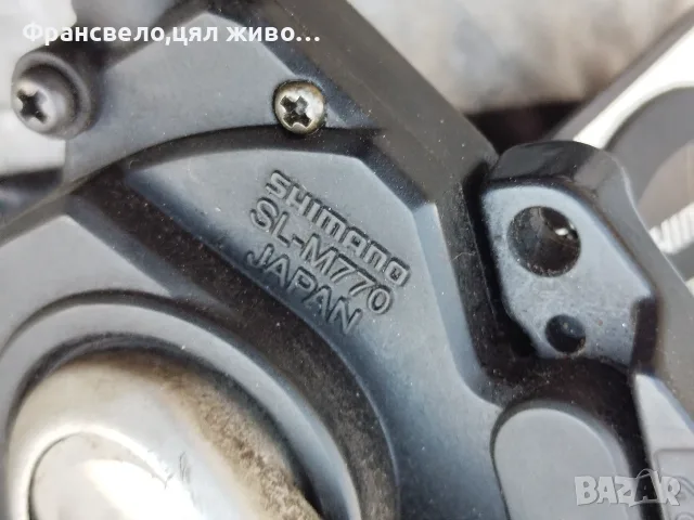 Работещи команди 27 скорости за велосипед колело Shimano deore xt, дясната индикация не показва , снимка 3 - Части за велосипеди - 56110140