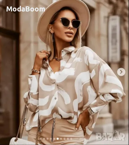 Дамска риза със сатенен ефект