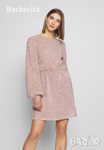 Дамска рокля с пайети, снимка 3 - Рокли - 44388259