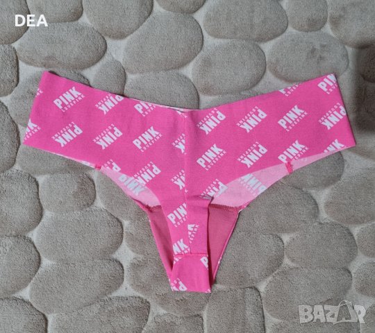 Безшевни прашки розови с печати Victoria’s Secret-PINK S-12 evro., снимка 2 - Бельо - 39565114