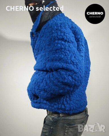 Яке с изкуствен шърлинг ZARA Faux Shearling Jacket – размер L – ново с етикети, снимка 3 - Якета - 52930129