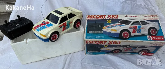 Joustra Ford Escort XR3 детска радио-управляема спортна кола на батерии с кутия, снимка 6 - Електрически играчки - 55901765