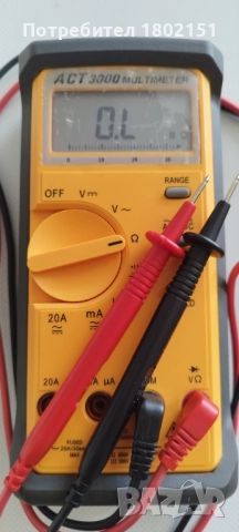 Мултимер ACT3000, снимка 4 - Друга електроника - 52064134