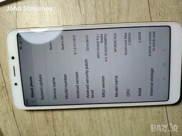 Продавам Xiaomi Redmi 6a, снимка 4 - Xiaomi - 56363909