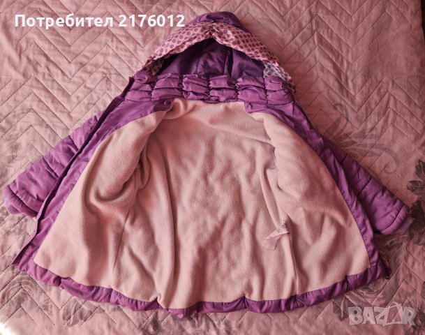 Зимно яке за момиче рр 110, снимка 4 - Детски якета и елеци - 42486140