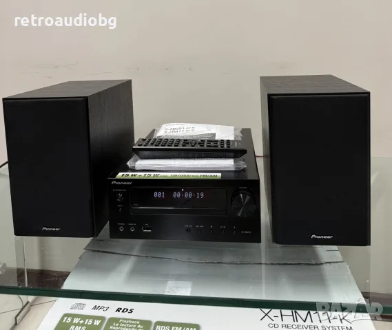 🔈Мини аудио система - Pioneer X-HM11-K - нова с дистанционно и кашон - Bluetooth,AUX,FM,CD,USB🔈, снимка 3 - Аудиосистеми - 56086411