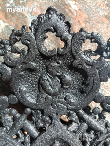 Немска чугунена мастилница от  "Moritz Müller", снимка 7 - Антикварни и старинни предмети - 51756753