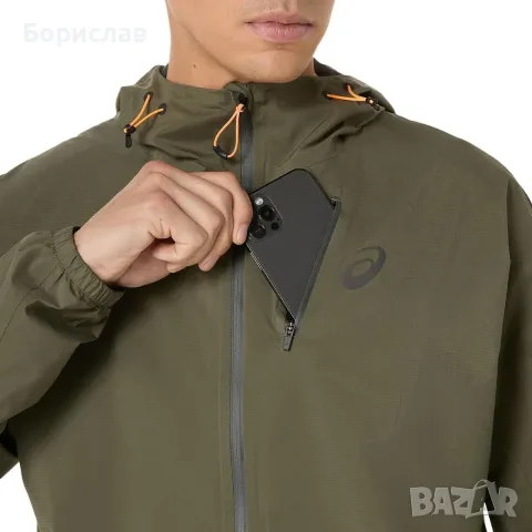 Мъжко водоустойчиво яке за планинско бягане ASICS FUJITRAIL ELITE