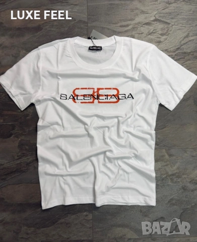 BALENCIAGA 🔹Мъжки Тениски , снимка 4 - Тениски - 53693191
