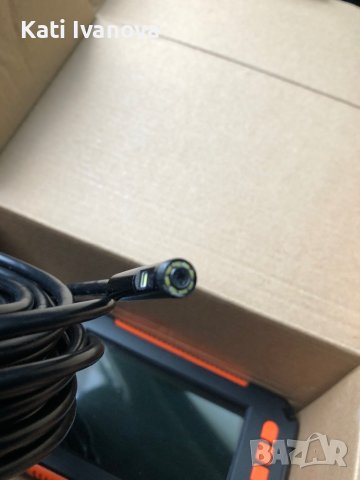 P40 Двойна камера Ръчен промишлен автомобилен ендоскоп 1080P 4.3 инча екран 8 mm 8led ендоскопска, снимка 12 - Други инструменти - 44309755