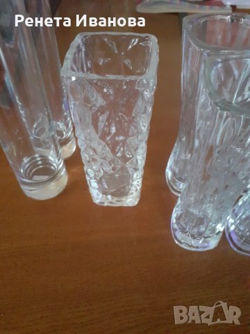 Седем нови,  стъклени вази с цена от 20 за всички. , снимка 3 - Вази - 41826086