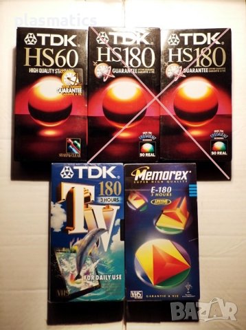 Видео касети TDK - VHS