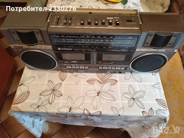 HITACHI TRK-W55E, снимка 2 - Радиокасетофони, транзистори - 52341709