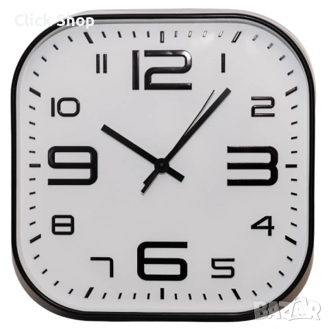 Стенен часовник, бял