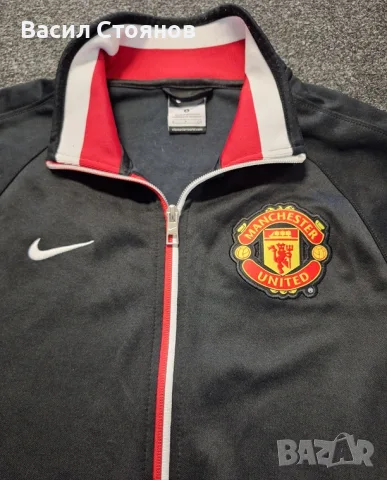 Манчестър Юнайтед / Manchester UTD 2012-13 Nike Track Jacket - размер S , снимка 2 - Фен артикули - 50822545